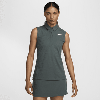 Polo de golf sin mangas Dri-FIT ADV para mujer Nike Tour