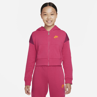 Nike Air Older Kids' (Girls') French Terry Full-Zip Hoodie. Nike SG