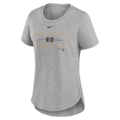 San Diego Padres Knockout Team Stack Women's Nike MLB T-Shirt