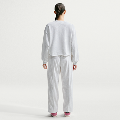 나이키 스포츠웨어 칠 테리 여성 오버사이즈 프렌치 테리 크루넥 스웻셔츠