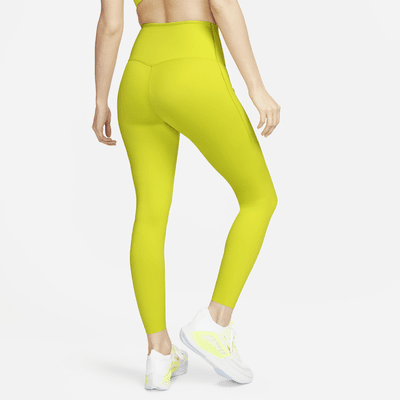 Leggings de tiro alto de 7/8 de sujeción firme con bolsillos para mujer Nike Go