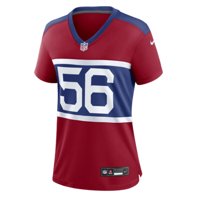 Jersey de fútbol americano Nike de la NFL Game para mujer Lawrence Taylor New York Giants