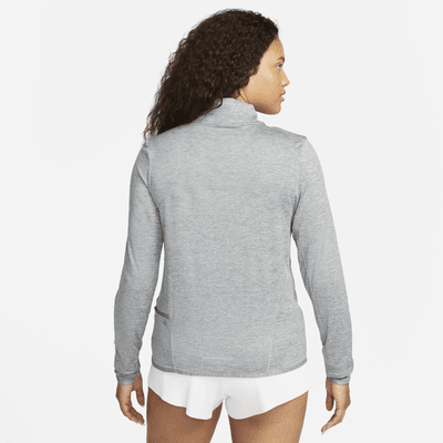 Nike Swift hardlooptop met korte rits en UV-bescherming voor dames