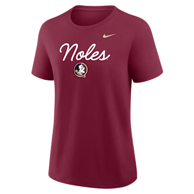 Florida State Script Mantra Logo Women's Nike College T-Shirt from Nike - $38