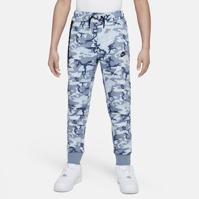 Nike Sportswear Tech Fleece-camo-joggers til større børn (drenge)