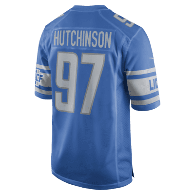 NFL Detroit Lions (Aidan Hutchinson) Men's Game Football Jersey