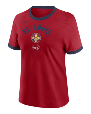 St. Louis Cardinals City Connect Women's Nike MLB Ringer T-Shirt