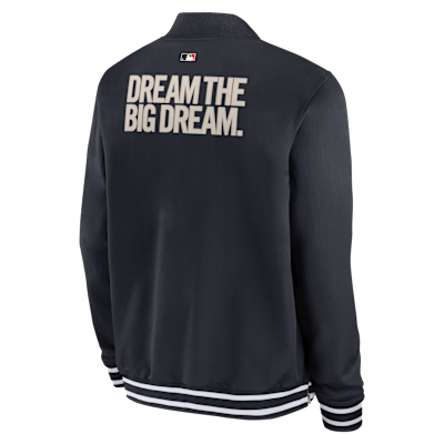 Texas Rangers Authentic Collection City Connect Men's Nike MLB Full-Zip Bomber Jacket