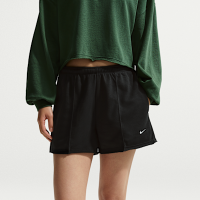 Shorts de French Terry de tiro medio para mujer Nike Sportswear Chill Terry