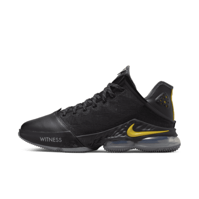 lebron james shoes black and yellow