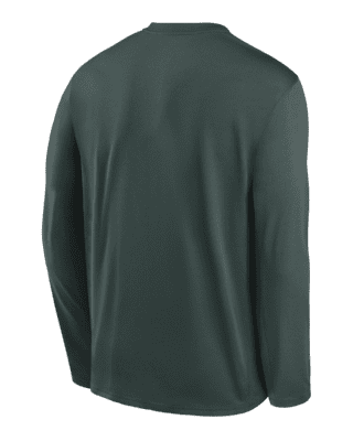 Nike Oakland Athletics Green Authentic Collection Logo Performance Long  Sleeve T-Shirt