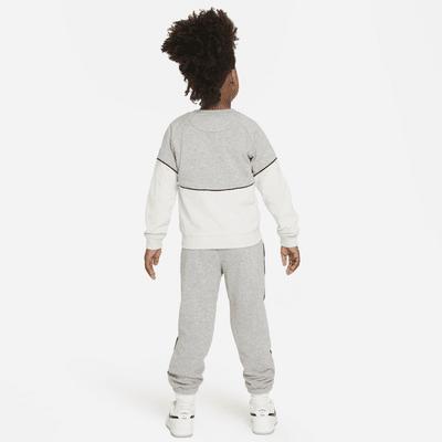 Nike Sportswear Amplify French Terry Crew Set Little Kids 2-Piece Set ...