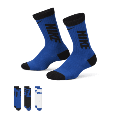 Nike Sportswear Little Kids' Crew Socks (3-Pack)