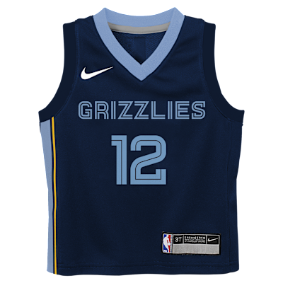 Ja Morant Memphis Grizzlies Icon Edition Little Kids' Nike NBA Swingman Jersey