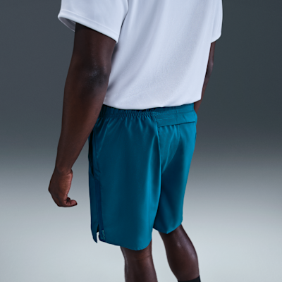Męskie spodenki do biegania z wszytą bielizną Dri-FIT Nike Challenger 18 cm