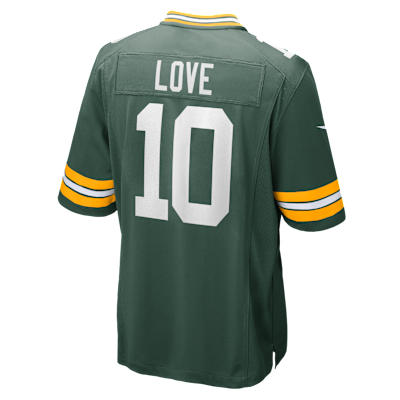 Camiseta game para hombre NFL Green Bay Packers (Jordan Love)