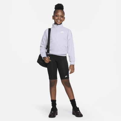Nike Sportswear Club Fleece Older Kids' (Girls') 1/2-Zip Top. Nike UK
