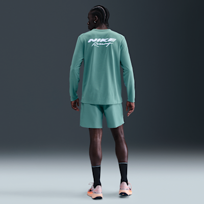 Playera de correr de manga larga Dri-FIT UV para hombre Nike Miler