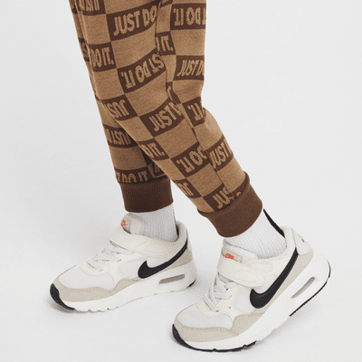 Joggers de tejido Fleece infantil Nike Sportswear Textured Club