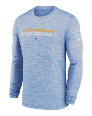 Nike Men's Los Angeles Chargers Sideline Alt Anthracite Velocity Long  Sleeve T-Shirt