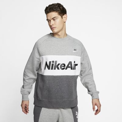 nike air fleece crew sweater