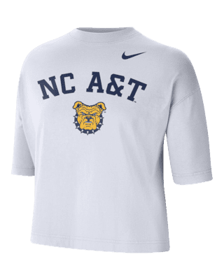 Nike College (North Carolina Central) Women's Cropped Long-Sleeve