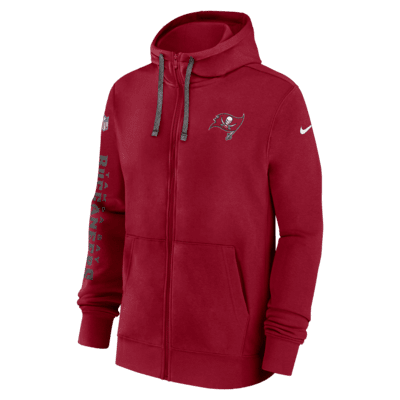 Tampa Bay Buccaneers Sideline Team Issue Club Men's Nike Full Zip Hoodie