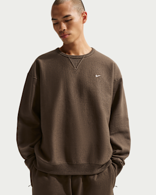 Мужские  Nike Solo Swoosh Fleece Crew