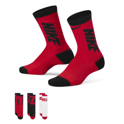 Nike Little Kids' Dri-FIT Sport Crew Socks (3 Pairs)