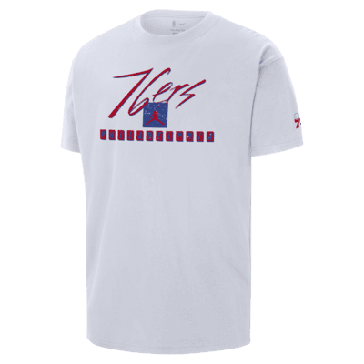 Philadelphia 76ers Courtside Max90 Men's Nike NBA T-Shirt.