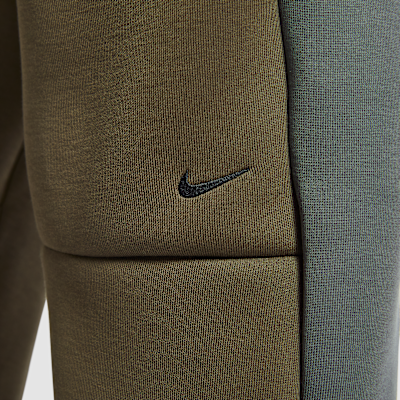 나이키 테크 남성 컬러 블록 오픈 헴 플리스 팬츠