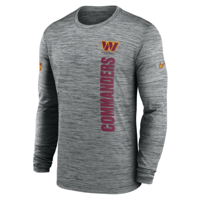 Washington Commanders Sideline Velocity Men's Nike Dri-FIT NFL Long-Sleeve T-Shirt