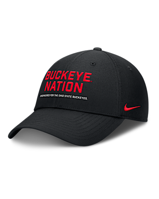 Мужские  Ohio State On-Field Club Gameday Nike Dri-FIT College Adjustable Hat