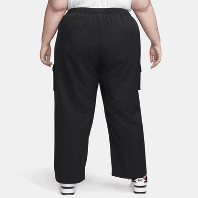 Pants cargo de tejido Woven de tiro alto para mujer (talla grande) Nike Sportswear Essential