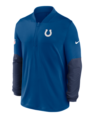 Мужские  Indianapolis Colts Feel The Pressure Nike Dri-FIT NFL 1/2-Zip Top