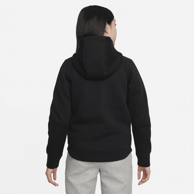 Hoodie com fecho completo Nike Sportswear Tech Fleece Júnior (Rapariga)