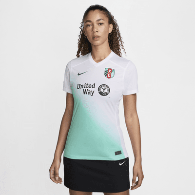 Jersey Nike Dri-FIT de la NWSL replica del Kansas City Current visitante 2024 Stadium para mujer