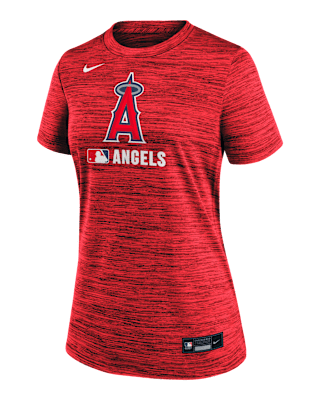 Женская футболка Los Angeles Angels Authentic Collection Velocity Nike Dri-FIT MLB