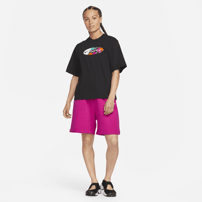 Playera para mujer Nike Sportswear Icon Clash de ajuste recto