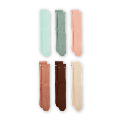 Nike Everyday Plus Cushioned Calcetines largos de entrenamiento (6 pares)