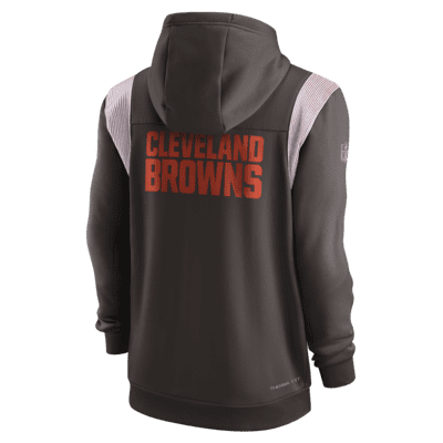 Nike Women's Assymetrical (NFL Cleveland Browns) Full-Zip Hoodie in Brown, Size: Xs | 00CY010K93-06K