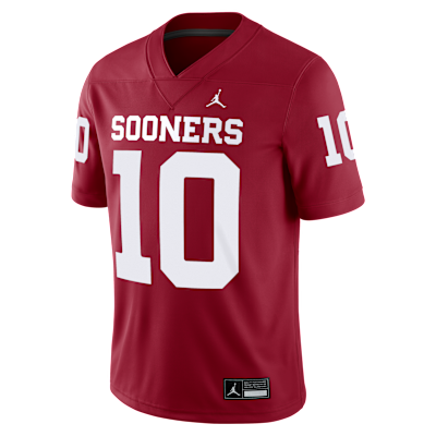 John Mateer Oklahoma Men’s Nike Dri-FIT College NIL Game Jersey