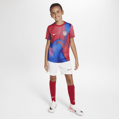 USMNT Academy Pro Big Kids' Nike Dri-FIT Soccer Pre-Match Short-Sleeve Top