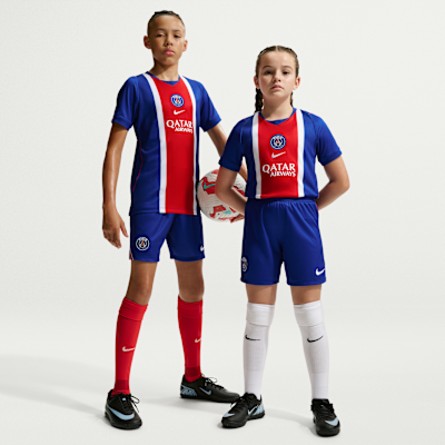 Paris Saint-Germain 2026/27 Stadium Home Big Kids' Nike Dri-FIT Soccer Replica Shorts from Nike - $60