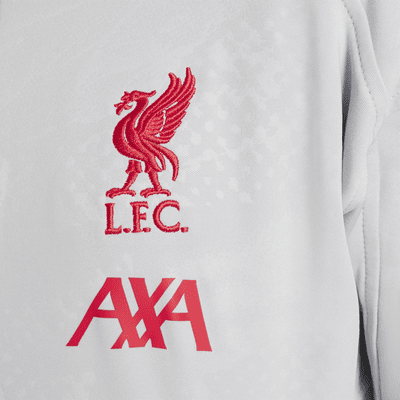 Chamarra de fútbol Nike Dri-FIT Anthem para niños talla grande Liverpool FC Academy Pro Third