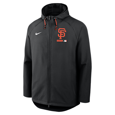 San Francisco Giants Authentic Collection Men's Nike Therma-FIT MLB Full-Zip Hooded Jacket