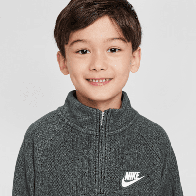 Nike Sportswear Little Kids' Cable Knit Half-Zip