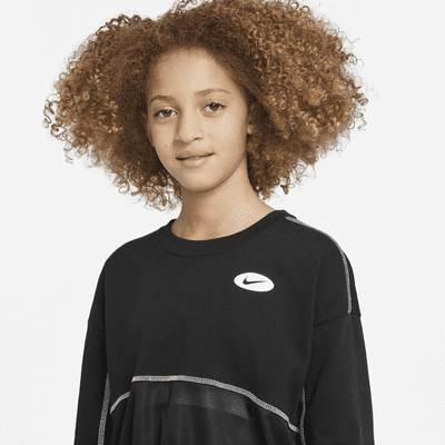 Nike Sportswear Icon Clash Big Kids' (Girls') Top