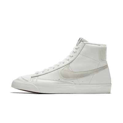 nike blazer mid white leather