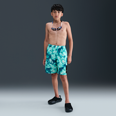 Traje de baño tipo shorts cargo con forro interior de 18 cm Nike Swim Voyage para niños talla grande